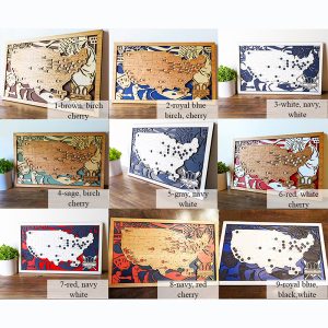 UnusualStandout #118 Custom Baseball Stadium Map