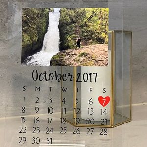UnusualStandout #171 Personalized Anniversary Date Photo Gift