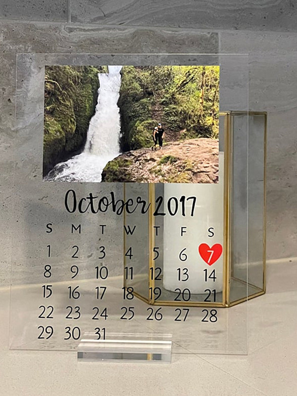 UnusualStandout #171 Personalized Anniversary Date Photo Gift