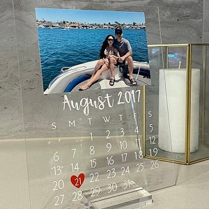 UnusualStandout #171 Personalized Anniversary Date Photo Gift