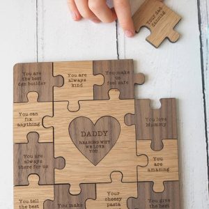 UnusualStandout #7 Personalized Wooden Puzzle