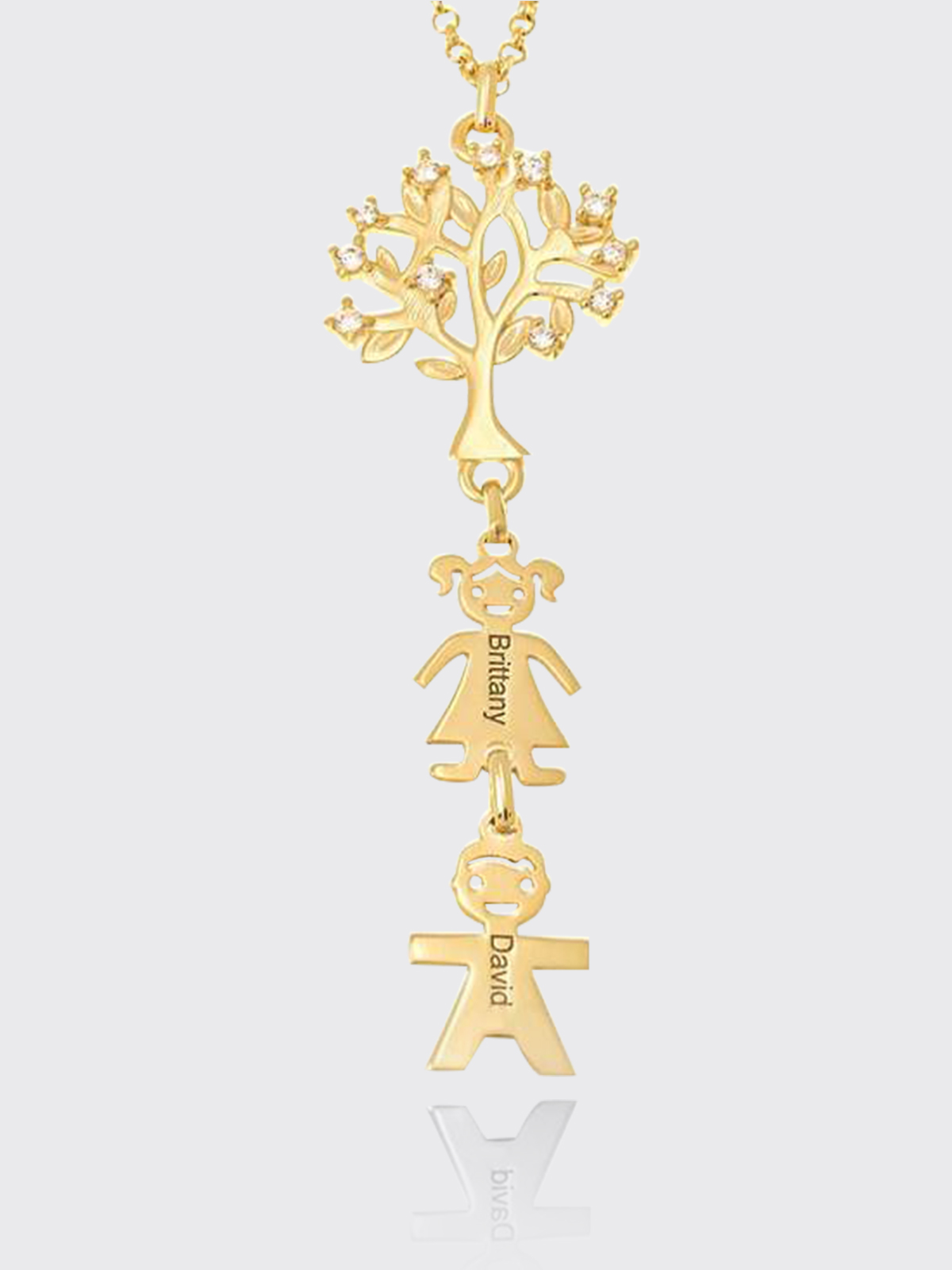 UnusualStandout #75 Personalized Kids Charms Name Necklace