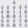UnusualStandout #93 Personalized Bubble Letters Pendant Necklace