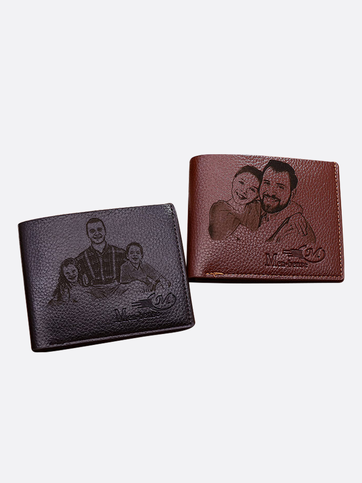 UnusualStandout #560 Custom Soft Leather Horizontal Photo Men's Wallet
