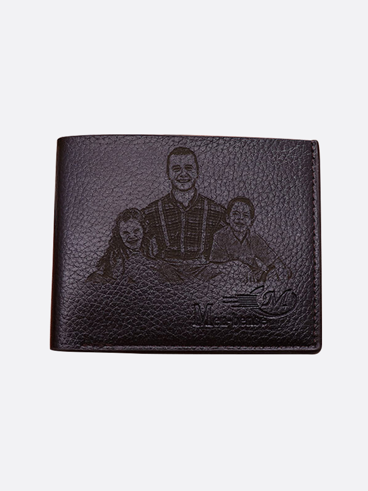 UnusualStandout #560 Custom Soft Leather Horizontal Photo Men's Wallet