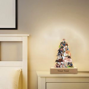 UnusualStandout #804 Personalized Photo Christmas Tree Light