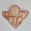UnusualStandout #845 Personalized Love Photo Engraved Clock